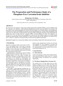 The Preparation and Performance Study of a Phosphate