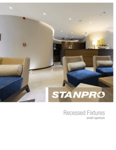 Recessed Fixtures - Stanpro Lighting Systems