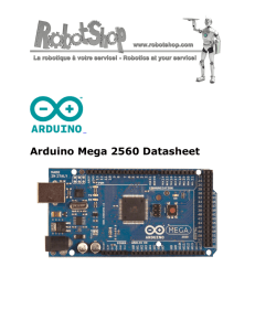 Arduino Mega 2560 Datasheet