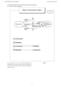 Noise Transmission Paths