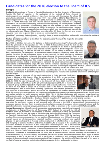 2016 Candidates - International Compumag Society