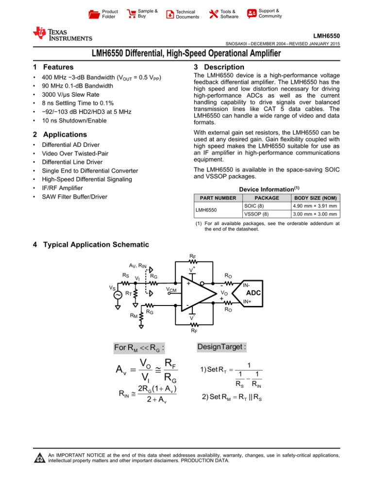 Datasheet - Texas Instruments