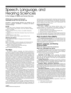 Speech, Language, and Hearing Sciences - San Diego
