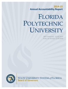 florida polytechnic university - State University System of Florida
