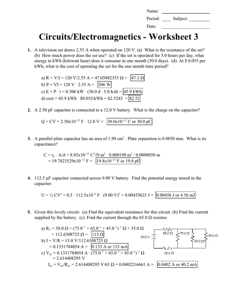 Key Circuits 3