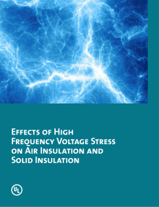 Effects of High Frequency Voltage Stress on Air