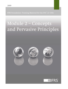Module 2 – Concepts and Pervasive Principles
