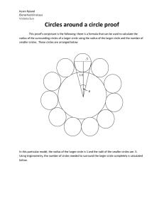 Circles around a circle proof