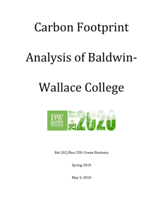 Sustainability Major | Baldwin Wallace University