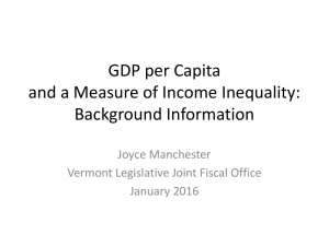 GDP per capita - Background