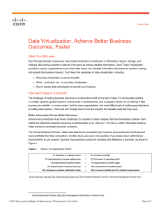 Data Virtualization: Achieve Better Business Outcomes, Faster
