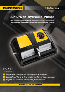 Air Driven Hydraulic Pumps