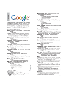 pdf 1 page - Google Guide