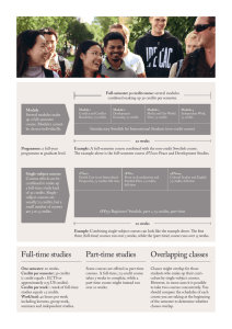 How to plan your course schedule