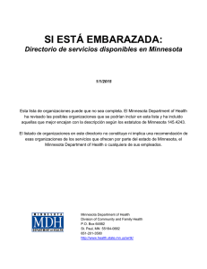 Versión Española - Minnesota Department of Health