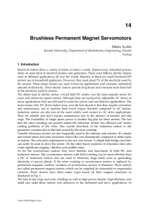 Brushless Permanent Magnet Servomotors