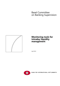 Monitoring tools for intraday liquidity management