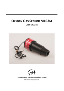 oxygen gas sensor ml63m