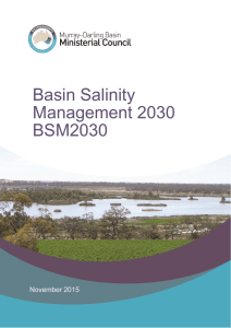 Basin salinity management 2030 - Murray