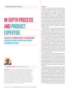 In-depth process and product expertIse