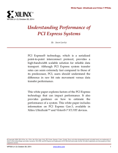 Understanding Performance of PCI Express Systems White Paper