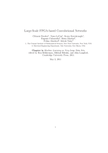 Large-Scale FPGA-based Convolutional Networks