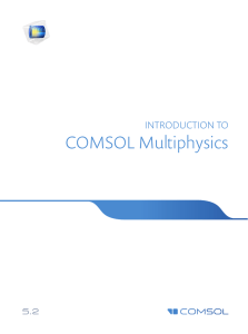 Introduction to COMSOL Multiphysics