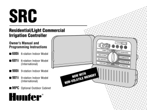 SRC - Hunter Industries