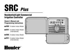 SRC Plus - Hunter Industries