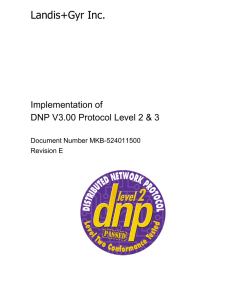 DNP 3 Level 2 Rev8