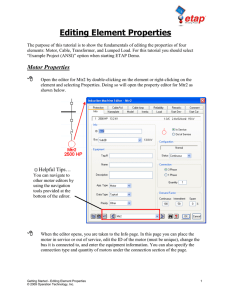 Editing Element Properties