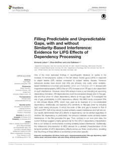 Filling Predictable and Unpredictable Gaps, with and without