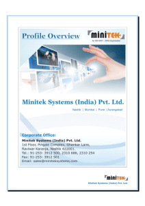 Minitek Systems (India) Pvt. Ltd.