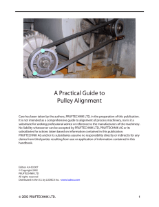 A Practical Guide to Pulley Alignment