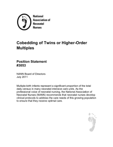 Cobedding of Twins or Higher-Order Multiples