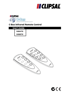 C-Bus Infrared Remote Control