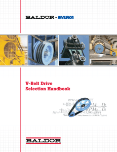 V-Belt Drive Selection Handbook