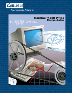 Industrial V-Belt Drives Design Guide ()