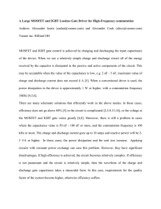 A Large MOSFET and IGBT Lossless Gate Driver for High