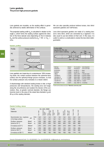 Lens gaskets - kempchen.de