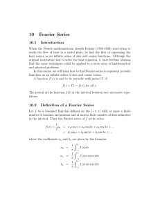 10 Fourier Series