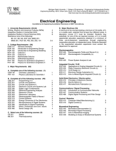 Electrical Engineering - College of Engineering, Michigan State