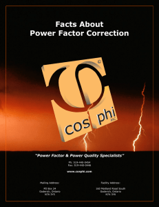 Facts About Power Factor Correction
