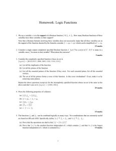 Boolean functions