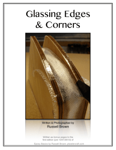 glassing edges and corners