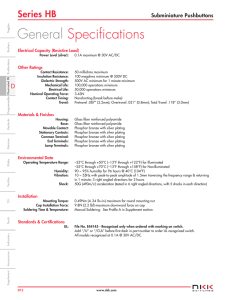 General Specifications