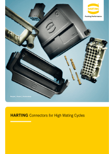 HARTING connectors for high mating cycles