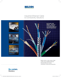 Industrial Ethernet Cable Solutions