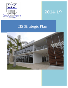 CIS Strategic Plan - Cayman International School