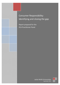 Consumer Responsibility: Identifying and closing the gap